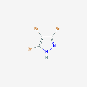 molecular formula C3HBr3N2 B016341 3,4,5-三溴吡唑 CAS No. 17635-44-8