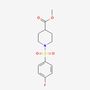 Methyl 1-[(4-fluorophenyl)sulfonyl]-4-piperidinecarboxylate