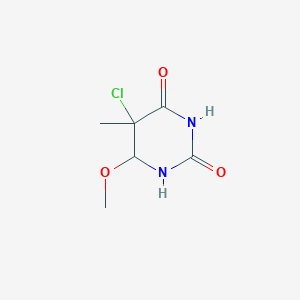 5-Chloro-6-methoxy-5,6-dihydrothymine