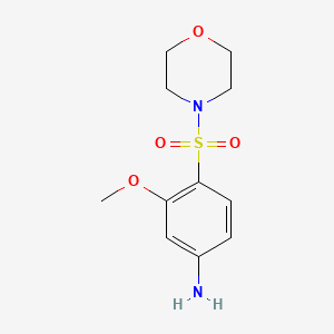 3-Methoxy-4-(morpholine-4-sulfonyl)-phenylamine