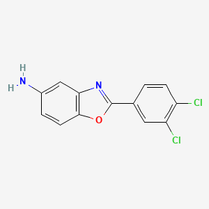 2-(3,4-Dichlorophenyl)-1,3-benzoxazol-5-amine