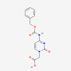 2-Oxo-4-[(benzyloxycarbonyl)amino]pyrimidine-1(2H)-acetic acid