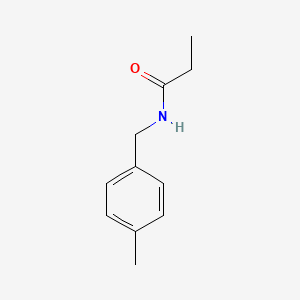 molecular formula C11H15NO B1634242 N-(4-methylbenzyl)propanamide 