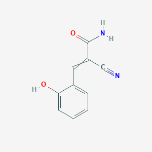 2-Cyano-3-(2-hydroxyphenyl)acrylamide
