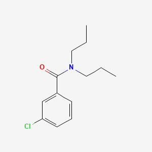 molecular formula C13H18ClNO B1634275 3-chloro-N,N-dipropylbenzamide CAS No. 5552-80-7