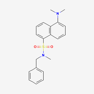 molecular formula C20H22N2O2S B1634346 1-Naphthalenesulfonamide, 5-(dimethylamino)-N-methyl-N-(phenylmethyl)- 