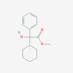 molecular formula C15H20O3 B016344 Methyl 2-cyclohexyl-2-hydroxyphenylacetate CAS No. 10399-13-0