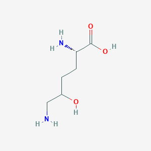 molecular formula C6H14N2O3 B1634710 Lysine, 5-hydroxy- CAS No. 504-91-6