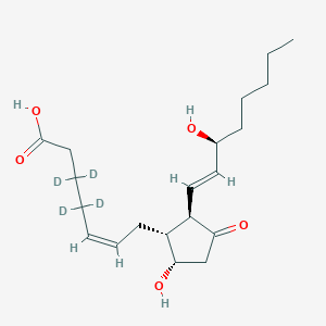 (Z)-3,3,4,4-tetradeuterio-7-[(1R,2R,5S)-5-hydroxy-2-[(E,3S)-3-hydroxyoct-1-enyl]-3-oxocyclopentyl]hept-5-enoic acid