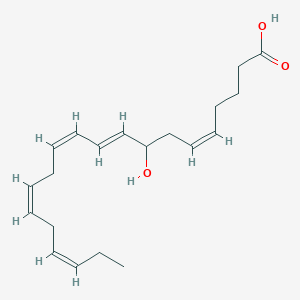 (+/-)-8-hydroxy-5Z,9E,11Z,14Z,17Z-eicosapentaenoic acid