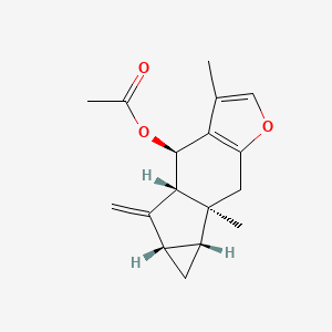 molecular formula C17H20O3 B1635103 Linderene acetate 