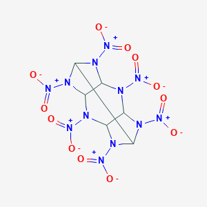 molecular formula C6H6N12O12 B163516 Hexanitrohexaazaisowurtzitane CAS No. 135285-90-4