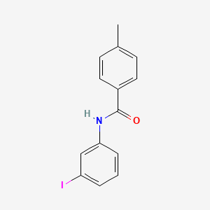 molecular formula C14H12INO B1635210 N-(3-iodophenyl)-4-methylbenzamide 