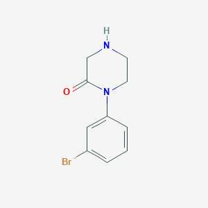 1-(3-Bromo-phenyl)-piperazin-2-one