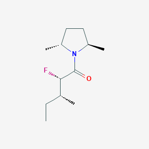 Pyrrolidine, 1-(2-fluoro-3-methyl-1-oxopentyl)-2,5-dimethyl-, [2R-[1(2S*,3R*),2alpha,5beta]]-(9CI)
