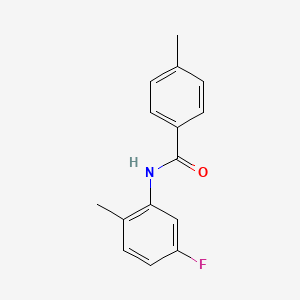 N-(5-fluoro-2-methylphenyl)-4-methylbenzamide