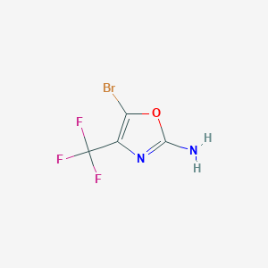 5-Bromo-4-(trifluoromethyl)oxazole-2-amine