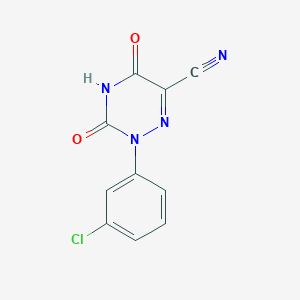 2-(3-Chlorophenyl)-3,5-dioxo-2,3,4,5-tetrahydro-1,2,4-triazine-6-carbonitrile