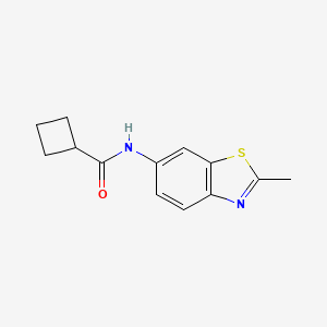 N-(2-methyl-1,3-benzothiazol-6-yl)cyclobutanecarboxamide