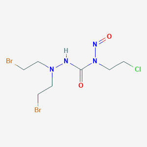 1,1-Di-(2-bromoethyl)-4-nitroso-4-(2-chloroethyl)semicarbazide