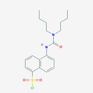 5-(dibutylcarbamoylamino)naphthalene-1-sulfonyl Chloride