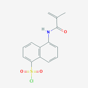 5-(2-methylprop-2-enoylamino)naphthalene-1-sulfonyl Chloride