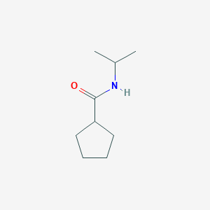 molecular formula C9H17NO B1635374 N-propan-2-ylcyclopentanecarboxamide 