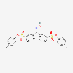 bis(4-methylphenyl) 9-(hydroxyimino)-9H-fluorene-2,7-disulfonate