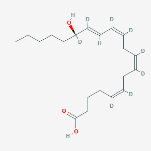 (5Z,8Z,11Z,13E,15S)-5,6,8,9,11,12,14,15-octadeuterio-15-hydroxyicosa-5,8,11,13-tetraenoic acid