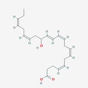 (+/-)-14-hydroxy-4Z,7Z,10Z,12E,16Z,19Z-docosahexaenoic acid