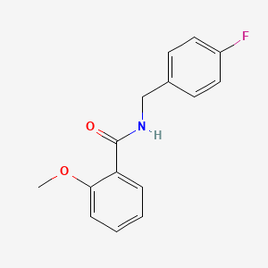 molecular formula C15H14FNO2 B1635524 N-(4-fluorobenzyl)-2-methoxybenzamide 