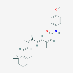 molecular formula C27H35NO2 B016356 N-(4-Methoxyphenyl)retinamide CAS No. 79965-10-9