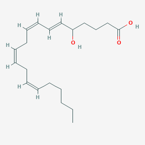 molecular formula C20H32O3 B163560 5-hydroxy-6E,8Z,11Z,14Z-eicosatetraenoic acid CAS No. 73307-52-5