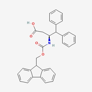 molecular formula C31H27NO4 B1635678 Fmoc-S-3-amino-4,4-diphenyl-butyric acid CAS No. 332062-08-5