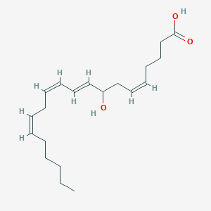 molecular formula C20H32O3 B163569 8-hydroxy-5Z,9E,11Z,14Z-eicosatetraenoic acid CAS No. 79495-84-4