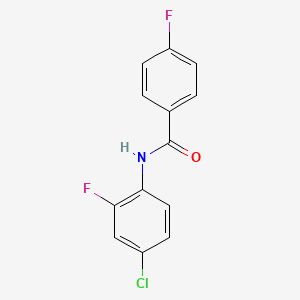 N-(4-chloro-2-fluorophenyl)-4-fluorobenzamide