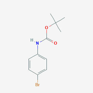 molecular formula C11H14BrNO2 B163580 tert-Butyl (4-bromophenyl)carbamate CAS No. 131818-17-2