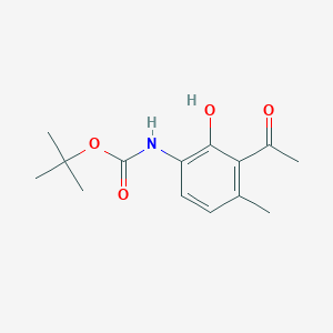 tert-butyl N-(3-acetyl-2-hydroxy-4-methylphenyl)carbamate