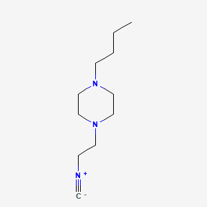 molecular formula C11H21N3 B1635829 1-Butyl-4-(2-isocyanoethyl)piperazine 
