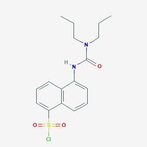 5-(dipropylcarbamoylamino)naphthalene-1-sulfonyl Chloride