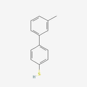 molecular formula C13H12S B1635847 4-(3-Methylphenyl)thiophenol 