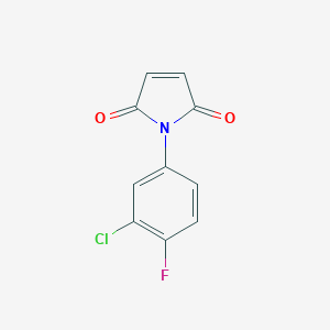 molecular formula C10H5ClFNO2 B163586 1-(3-Chloro-4-fluorophenyl)-1H-pyrrole-2,5-dione CAS No. 134220-37-4
