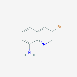molecular formula C9H7BrN2 B163590 3-Bromoquinolin-8-amine CAS No. 139399-67-0