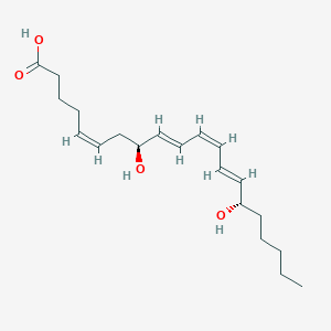 molecular formula C20H32O4 B163594 8S,15S-dihydroxy-5Z,9E,11Z,13E-eicosatetraenoic acid CAS No. 80234-65-7