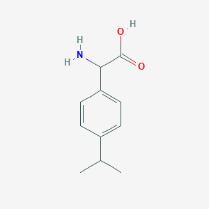molecular formula C11H15NO2 B163595 2-Amino-2-(4-isopropylphenyl)acetic acid CAS No. 126746-20-1