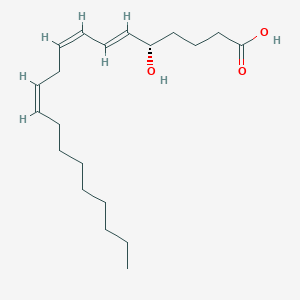 molecular formula C20H34O3 B163603 5(S)-HETrE CAS No. 195061-94-0