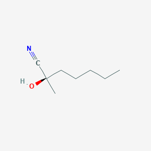 (r)-2-Hydroxy-2-methyl-heptanenitrile