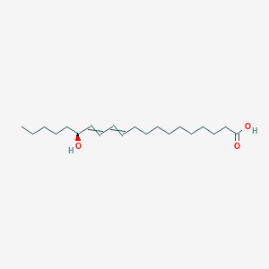 molecular formula C20H36O3 B163619 (15S)-15-羟基二十碳-11,13-二烯酸 CAS No. 92693-04-4