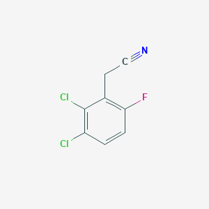molecular formula C8H4Cl2FN B1636245 2,3-Dichloro-6-fluorophenylacetonitrile CAS No. 886497-54-7