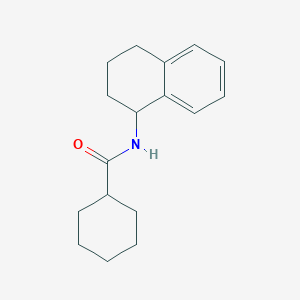 molecular formula C17H23NO B1636254 N-(1,2,3,4-tetrahydronaphthalen-1-yl)cyclohexanecarboxamide 